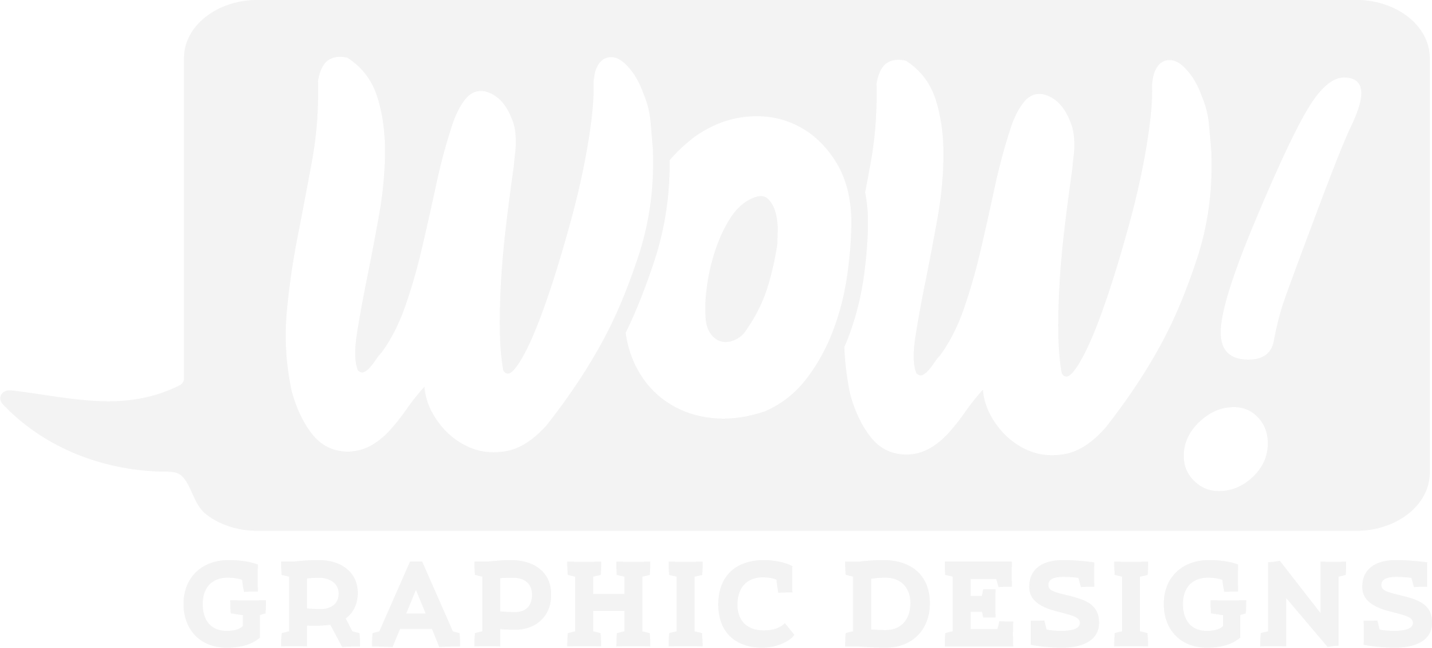 White WoW! Graphic Designs logo