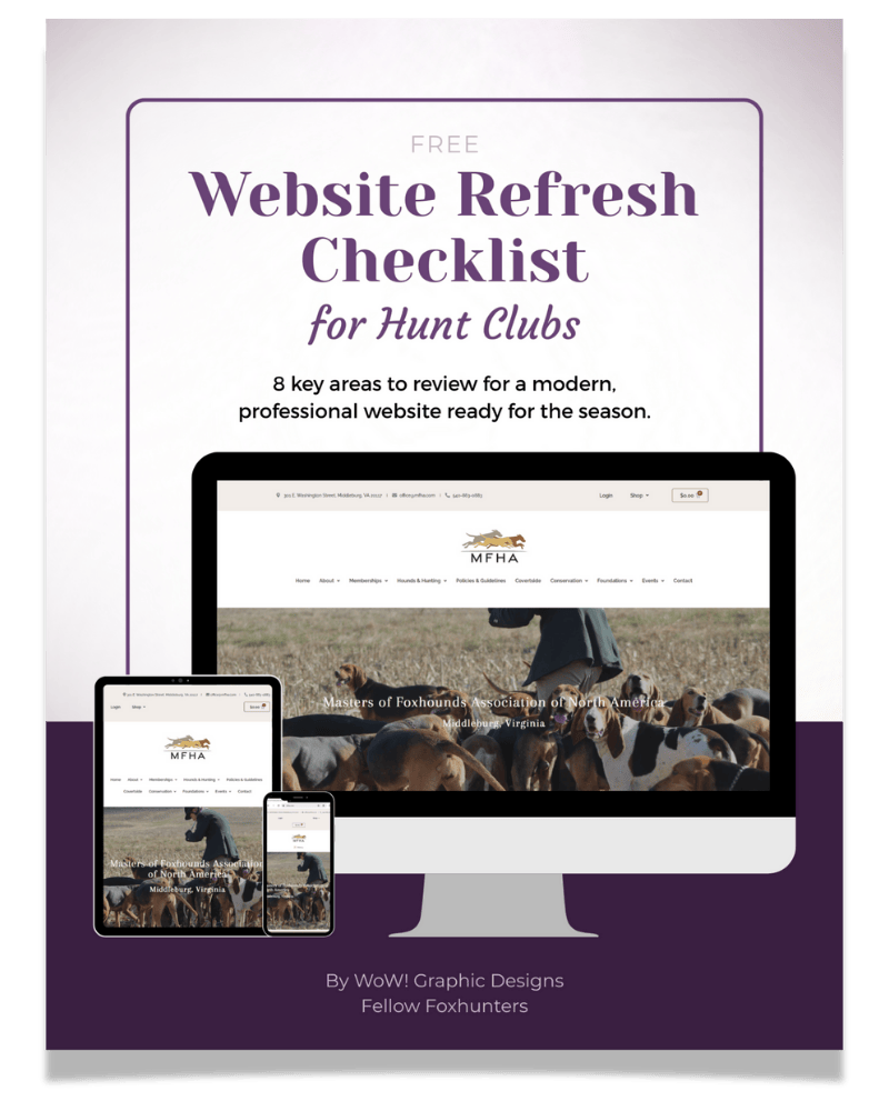 hunt club checklist cover mockup